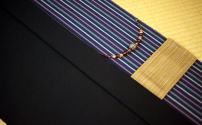 木綿着物+黒羽織コーディネート2